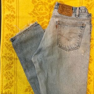 Vintage Levi orange tabs, zipper needs work